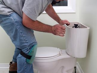 Fixing a toilet
